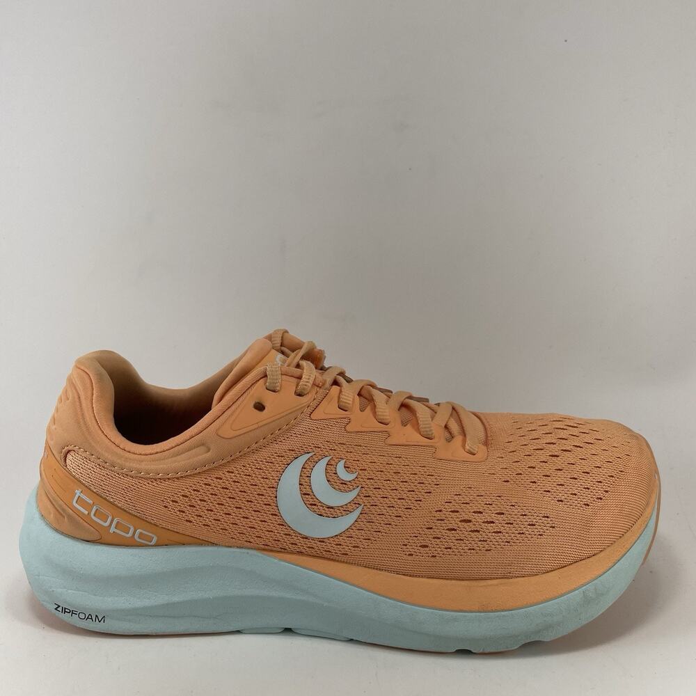 Topo Athletic Phantom 3 Orange Sky Road Running Shoes Womens Size 9.5 Mesh
